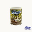 A can of Columbia Cuban Roast Coffee, with the Columbia Restaurant logo and the product name displayed on the front.