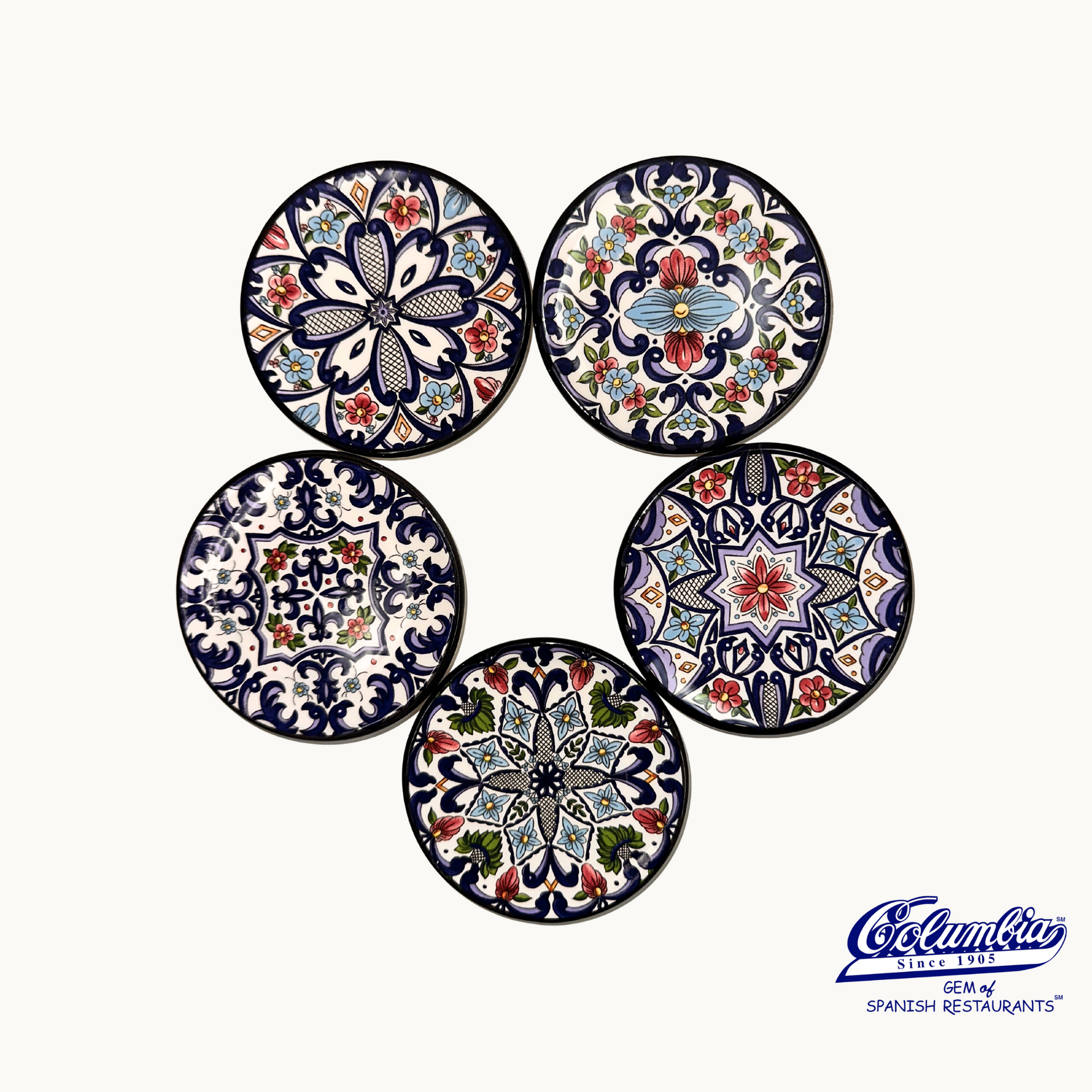 Free! カフェ パルコアラ コースター Handcrafted Ceramic Coasters - Set of 5 – Columbia Operating