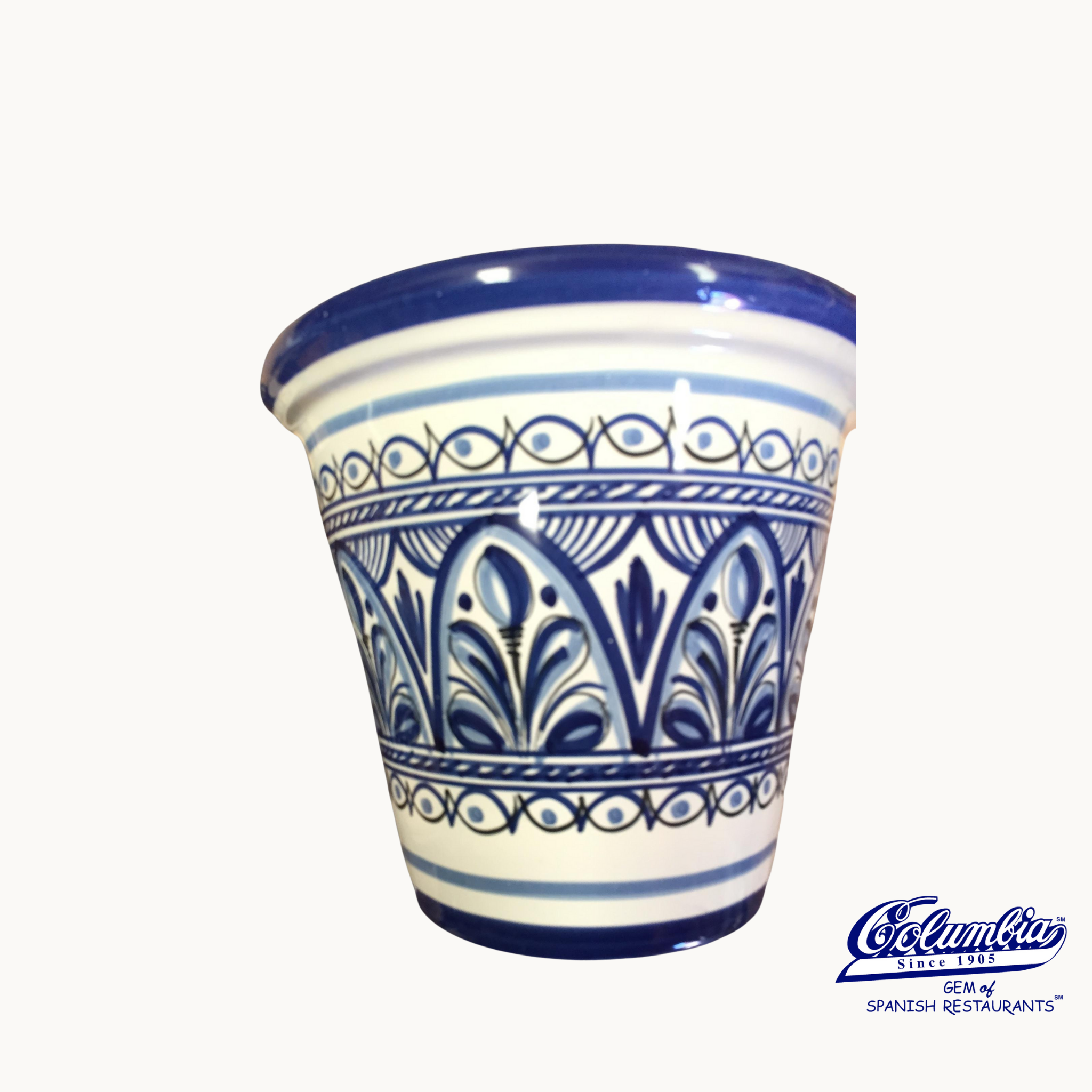 spanish painted plant pots Flower pot ~ Small Size – Columbia Operating Company, Inc