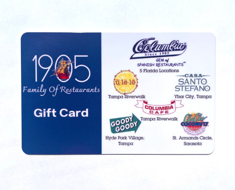 1905 Family Of Restaurants gift card