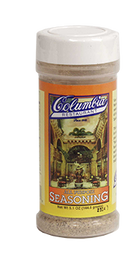 Columbia Restaurant All-Purpose Seasoning, 5.1-ounce shaker bottle with illustrated restaurant label