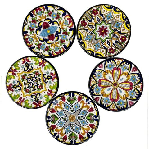 Set of 5  Ceramic Coaster